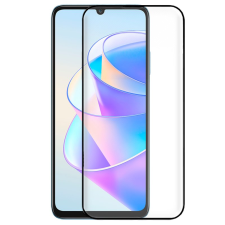 FUSION Honor X7a 5D Ezdett üveg kijelzővédő - Fekete (FSN-TG5D-HX7A-BK) mobiltelefon kellék