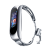 FUSION Metal Bracelet Xiaomi Mi Band 3 / 4 / 5 / 6 Fém szíj - Ezüst (FUS-RM-MI5-SI)