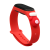 FUSION Xiaomi Mi Smart Band 5 / 6 Karácsonyi kesztyű Szilikon szíj - Piros (FUS-XMAS-GL-MI6-R)