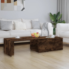  füstös tölgy színű fatermék dohányzóasztal 150x50x35 cm bútor