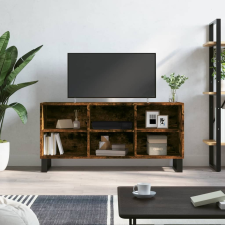  Füstös tölgy színű szerelt fa TV-szekrény 103,5x30x50 cm bútor