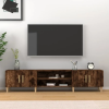  Füstös tölgy színű szerelt fa TV-szekrény 180x31,5x40 cm