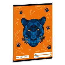  Füzet ARS UNA A/5 32 lapos sima 20-32 Black Panther füzet