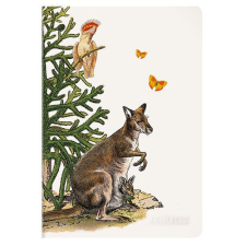  Füzet Clairefontaine Deyrolle Animalis A/4, 48 lapos, vonalas, margós, vegyes füzet