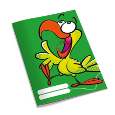  Füzet pd kisalakú 12-32 vonalas Tengernyi tudás papagáj füzet