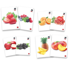 Füzet Pigna Fruits A/4 tűzött 42 lapos kockás füzet