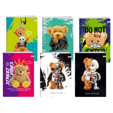 Füzet Play Teddy bears A/4 tűzött 40 lapos vonalas füzet