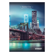  Füzet STREET Skyline A/4 54 lapos kockás füzet