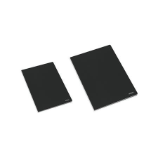  Füzet, tűzött, A4, kockás, 80 lap, AMBAR &quot;Classic&quot;, fekete füzet