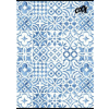  Füzet, tűzött, A4, kockás, 80 lap, COOL BY VICTORIA "Mediterrain patterns"