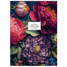  Füzet, tűzött, A5, kockás, 48 lap, SHKOLYARYK &quot;Tropic Paradise&quot;, vegyes füzet