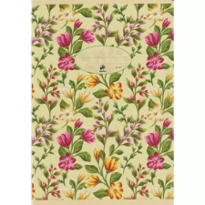 Füzet tűzött A/4 40 lapos kockás 87-40 Flowers UTOLSÓ DARABOK füzet