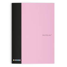 Füzet vonalas PASTELINI 444 A/4 40 lapos extra kapcsos pink füzet