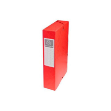 Füzetbox karton Exacompta A/4 60 mm gerinccel prespán piros füzetbox