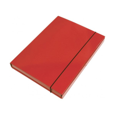  Füzetbox OPTIMA A/4 3 cm-es gerinccel piros füzetbox