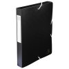  Füzetbox PP Exacompta Exabox-Opaque A/4 40 mm gerinccel gumis fekete