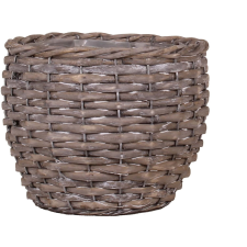  Fűzfa kaspó  19 cm x 16 cm szürke kerti dekoráció