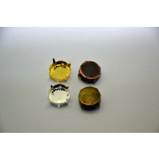  FŰZHETŐ FOGLALAT ÁTM:16MM EZÜST, 4 LYUK (10DB/CSOM.) kreatív és készségfejlesztő