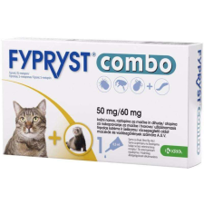 Fypryst Combo spot on macskáknak, vadászgörényeknek (1 pipetta; 50 mg) élősködő elleni készítmény kutyáknak