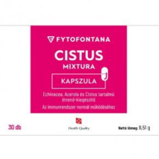  Fytofontana cistus mixtura kapszula 30 db gyógyhatású készítmény