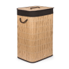 G21 G21 szennyeskosár 72 l, rattan utánzat, barna betéttel