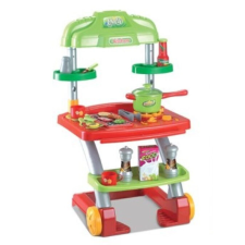  G21 játék - LOVELY nyári konyha grillel kerekeken konyhakészlet