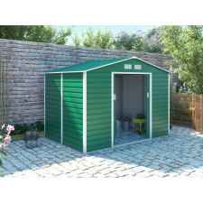 G21 Kerti ház, Szerszámtároló, 277 x 191 cm, acéllemez, GAH 529 zöld (63900537) kerti tárolás