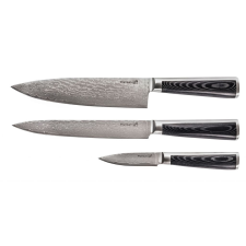G21 Kés készlet Damascus Premium 3 db kés és bárd