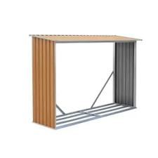 G21 Tüzifa tároló WOH 181 - 242 x 75 cm, barna 63900496 kerti tárolás