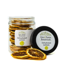 G&amp;T Botanicals Szárított citromkarikák 35g közepes tégelyben alapvető élelmiszer