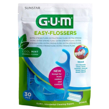G.U.M GUM Easy Flosser Cool Mint 30 db fogápoló eszköz