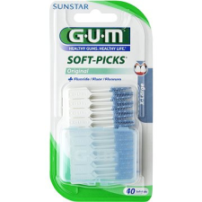 G.U.M GUM Soft-Picks X-Large masszázs fluoridokkal, ISO 4, 40 db fogápoló eszköz