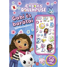 - Gabi és barátai. Színezőkönyv pufi matricákkal - Gabby's dollhouse gyermek- és ifjúsági könyv