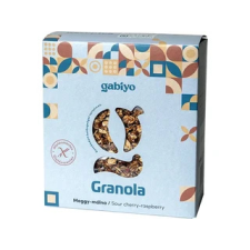 Gabiyo Gluténmentes Granola Meggy-málna (hozzáadott cukor nélkül) 275g reform élelmiszer