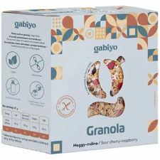Gabiyo Granola Meggy-málna 275g reform élelmiszer