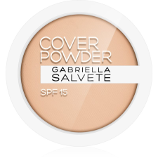 Gabriella Salvete Cover Powder kompakt púder SPF 15 árnyalat 02 Beige 9 g smink alapozó