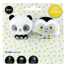 GaGagu dupla Csörgő szett - Majom és Panda csörgő