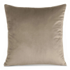  Gaja bársony párnahuzat Sötét bézs 45x45 cm