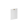 Gala-Meble Linea White D45FZN mosogatógép előlap, fehér / arany