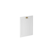 Gala-Meble Linea White D45FZN mosogatógép előlap, fehér / arany bútor