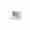 Gala-Meble Linea White G60KSN felső konyhaszekrény, fehér / arany
