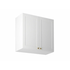 Gala-Meble Linea White G80 felső konyhaszekrény, fehér / arany bútor