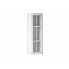 Gala-Meble Linea White W40S felső konyhaszekrény, fehér / arany