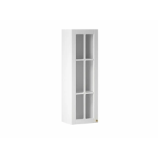 Gala-Meble Linea White W40S felső konyhaszekrény, fehér / arany bútor