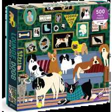 Galison kutyák a szalonban puzzle – 500 darabos puzzle, kirakós