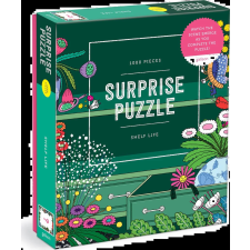 GALISON Meglepetés puzzle - Élet a polcon 1000 darab puzzle, kirakós