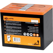 Gallagher Villanypásztor akkumulátor Gallagher 9 V 160 Ah autóalkatrész