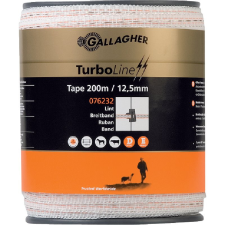 Gallagher villanypásztor szalag Turbo 12,5 mm 200 méter 076232 elektromos állatriasztó