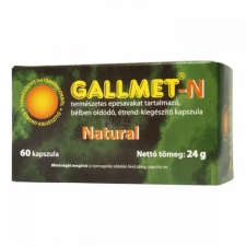 Gallmet -N epesav kapszula Natural, 60db vitamin és táplálékkiegészítő