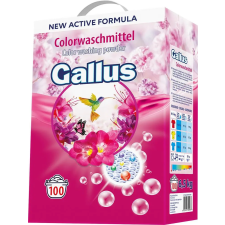 Gallus Color mosópor, 100 mosási adag, 6,5 kg tisztító- és takarítószer, higiénia